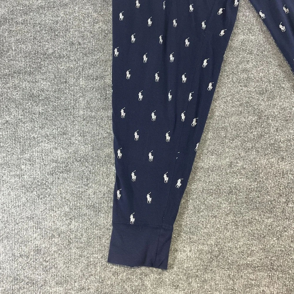 Polo Ralph Lauren Pajama Pants Mens XL Navy Pony Print Sleepwear Lounge